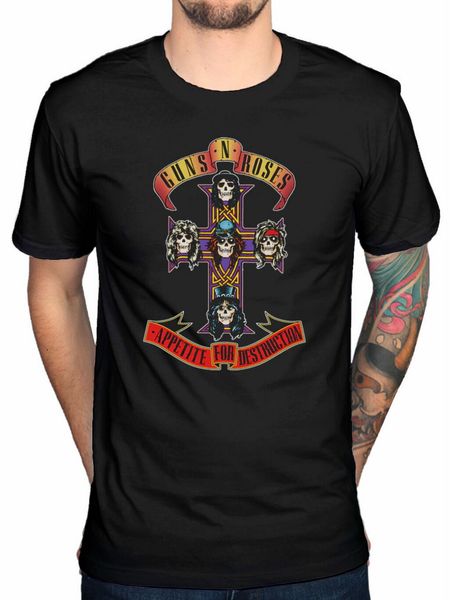 

official guns n' roses appetite for destruction t shirt use you illusion fan round neck tee shirt sport hooded sweatshirt hoodie