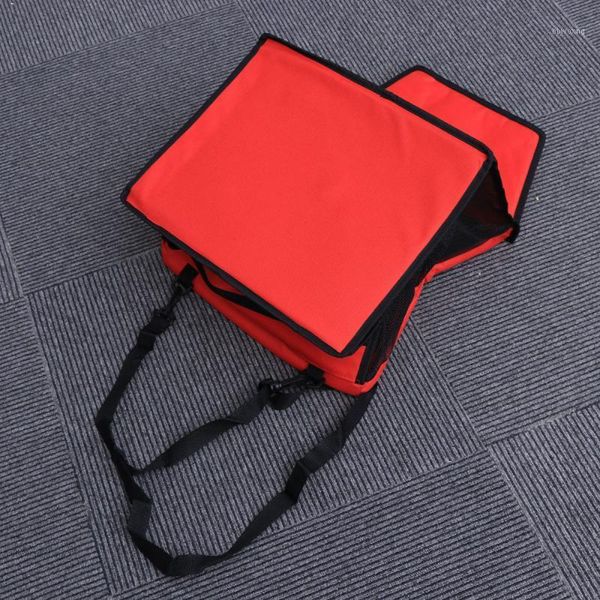 

portable dog car seat pet car seat carrier travel bag dog supply (red)1