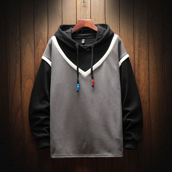 

2021 new autumn spring hip hop fashion black streetwear oversize hoodie pieces male sweatshirt long sleeve mz3w