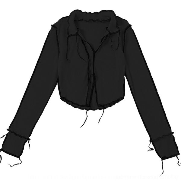 

rnb2v ветер ins2020 футболка новой осень пуп зима мода улица женщины короткого тонкий выстрел сексуальные и футболка женщины 90tzl, White