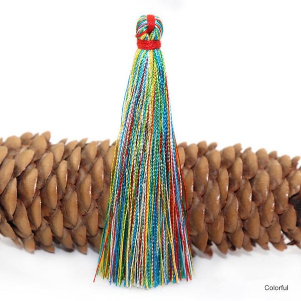 

30pcs 6.5cm polyester silk tassel fringe pendant diy garments curtains crafts tassels trim handmade decoration accessories h jllbej