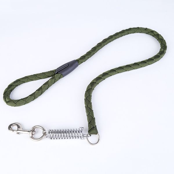 

doggy buffer spring traction ropes polypropylene fiber outdoors dog rope outdoor military green dogs leash new arrival 8sy l1