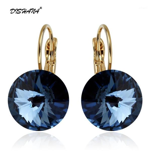 

dangle & chandelier fashion earrings women gift earring 14mm purple whiter super big crystal jewelry elegant drop e00971, Silver