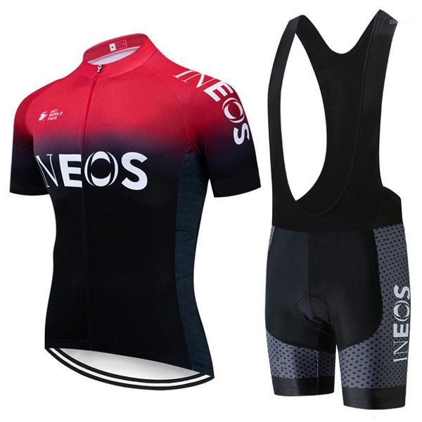 

2019 team black red cycling jersey bibs shorts suit ropa ciclismo mens summer quick dry bicycling maillot wear1, Black;blue