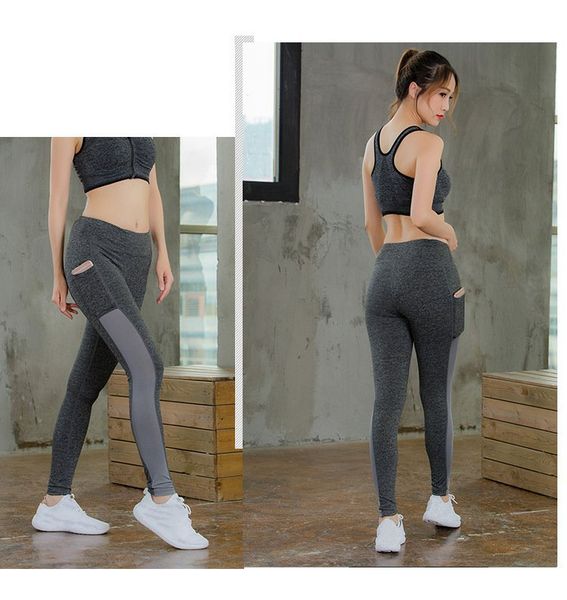 

wholesale women yoga pants sports running sportswear stretchy fitness leggings seamless athletic gym compression tights pants, White;red