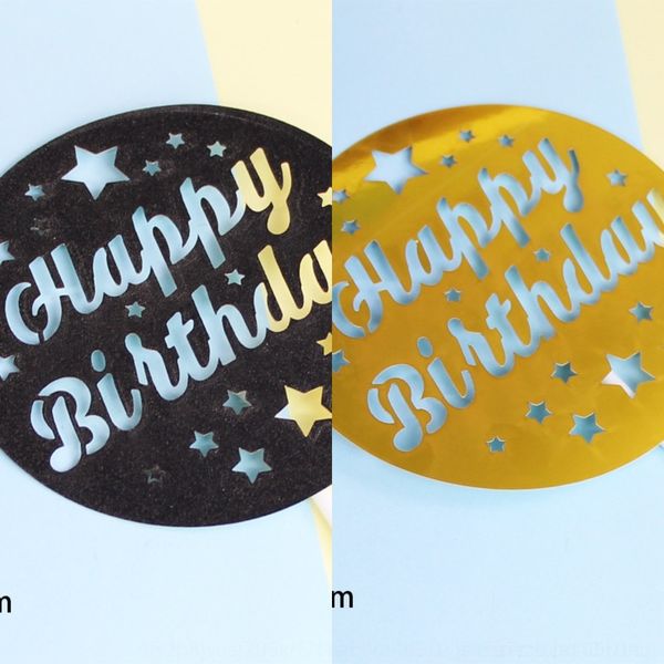 

czpcz round square accessory happybirthday baking accessory baked accessories decoration round paper square happybirthday card card baking p