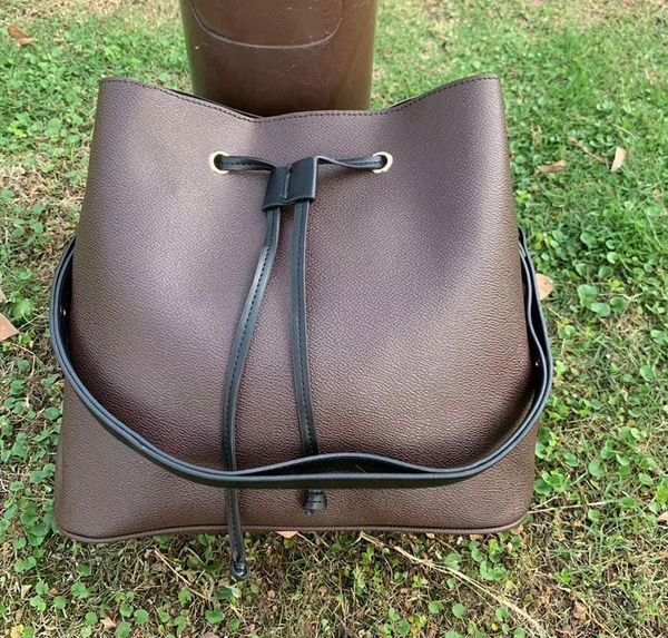

lady new handbags luxury women bags 2020 bucket bag pu shoulder fashion brand bags tote leather crossbody purse female bag ntxim, Red;black
