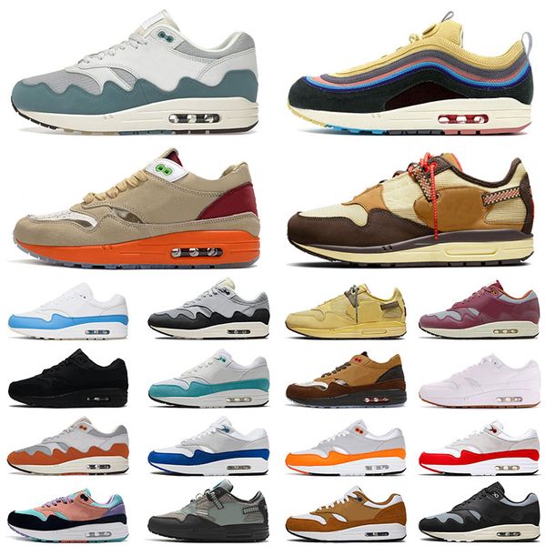 

patta waves 1 87 running shoes for mens og designer baroque brown noise aqua golden sean wotherspoon white gum black men women sports sneake