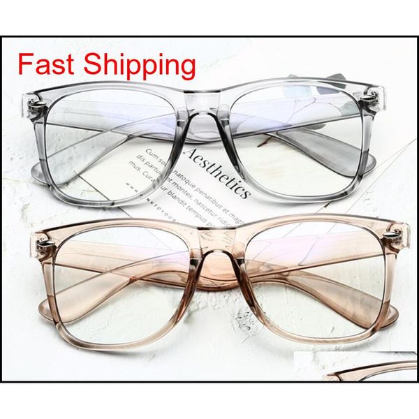 

new men sunglasses frames anti blue light 68mm women designer eyeglasses frame bands mirror eyewear with bag empb5, Black