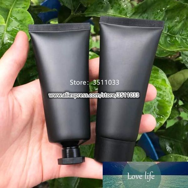 

30pcs 60g frosted black empty cosmetic hand cream hose tube diy face cleanser refillable soft tubes cosmetic hose soft tube 60ml
