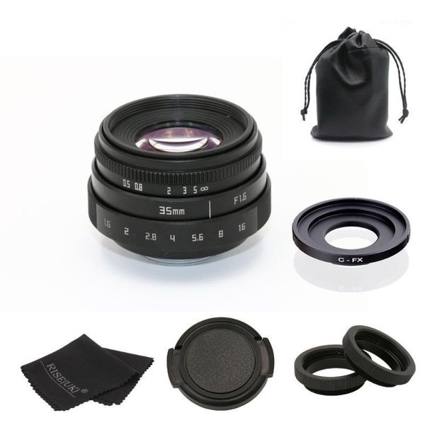 

fujian 35mm f1.6 c mount camera cctv lens ii +c mount adapter ring+macro for fuji fujifilm x-pro1 (c-fx)1