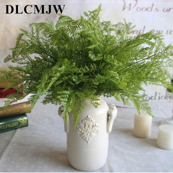 

artificial plant fern simulation plant leaf creative plastic green home bedroom wedding new year decoration1