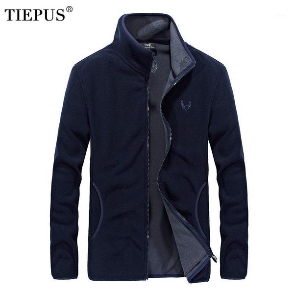 

tiepus plus size l~5xl, 6xl, 7xl, 8xl spring and autumn new jacket men's soft shell fleece casual jacket men's brand outerwear1, Tan;black