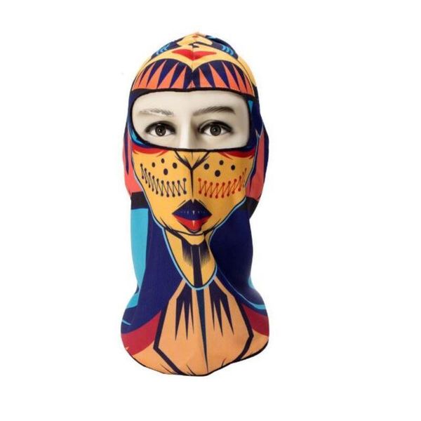 

windshield hood printed outdoor skiing riding 3d items thermal ghost cover mask climbing warm mask series head bbybj bdehome, Black