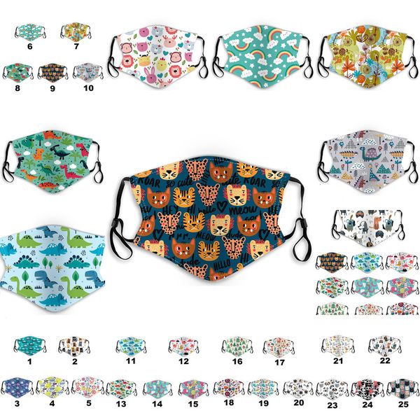 

print breathable foldable mouth reusable sunscreen masks face with filter housekeeping designer mask 2 nzqfd