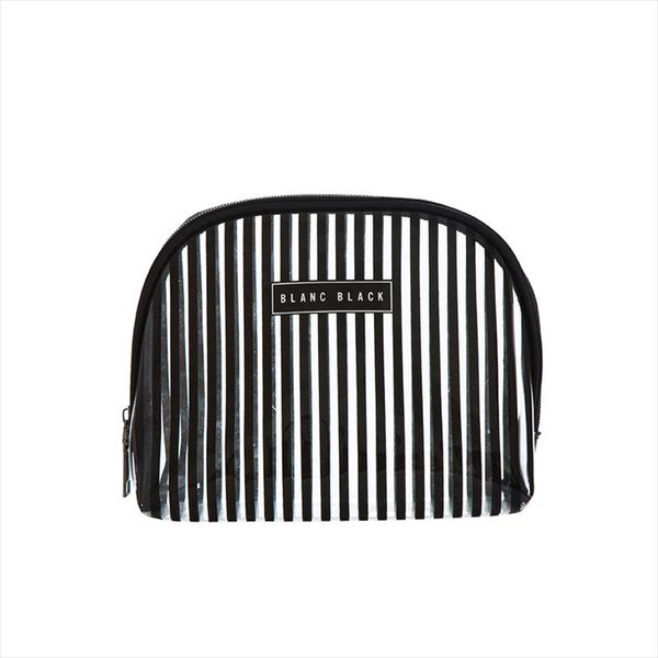 

cosmetic bag transparent cosmetics case professional beauty case pvc makeup bag striped make up pouch womens toiletry bag
