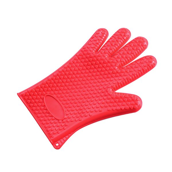 

thickening silicone glove kitchen supplies cooking oven anti scalding heat insulation five fingers baking gloves 4 38xh f2