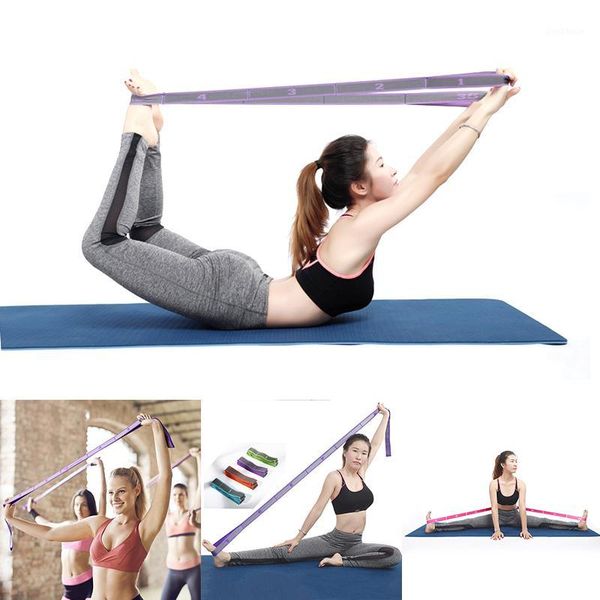 

new yoga belt professional gymnastics supplies girl latin trainer stretch resistance band training fitness elastic band1