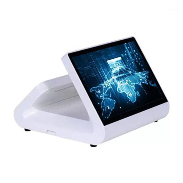 

stable structure 12-inch capacitive touch screen terminal with customer diaplay1