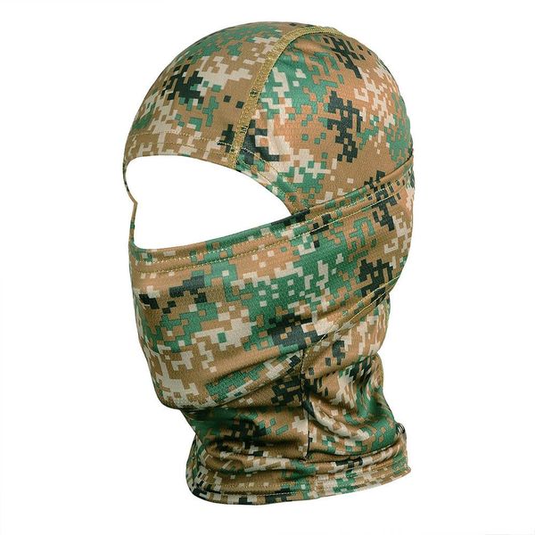 

multicam cp camouflage balaclava full face scarf wargame cycling hunting army bike military helmet liner tactical airsoft cap bbyyfm, Black