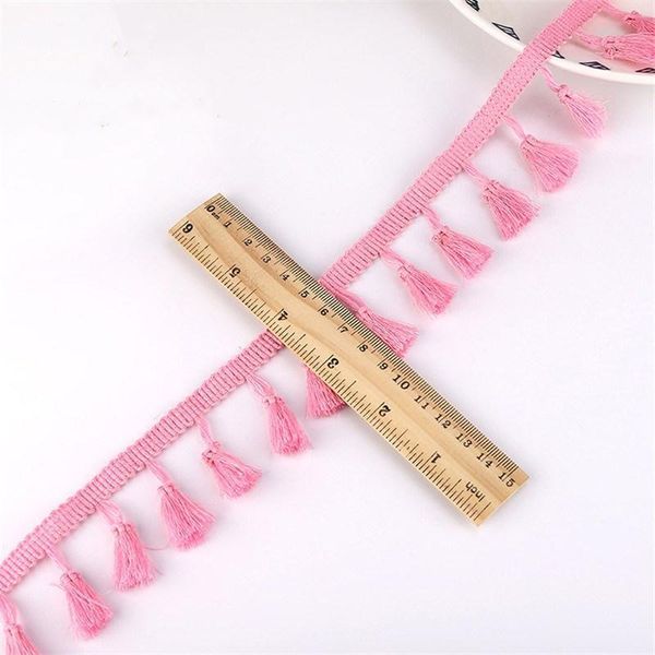 

cotton tassel lace ribbon 40mm fringe lace trim ribbons ethnic latin dress stage garment curtain sewing diy decorative 2yards h jllcdn