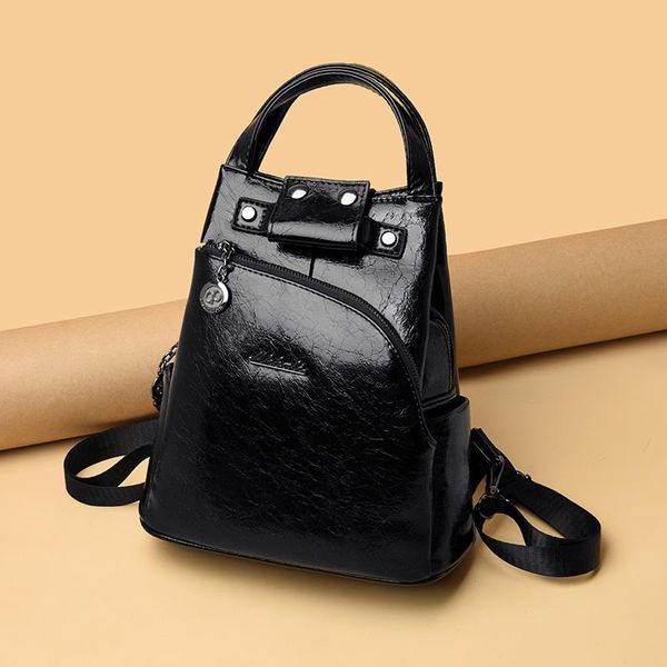 

brand women's bags luxury pu leather big capacity women's backpacks 2020 designer female backpack multipurpose bag ladies