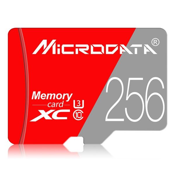 

microdata 256gb class10 red and grey tf memory card