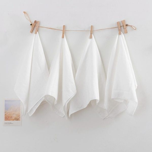 

mcao eco-friendly baby gauze bibs no fluorescent child cotton square towel 25*25cm 30*30cm 1 pcs w300350-cp