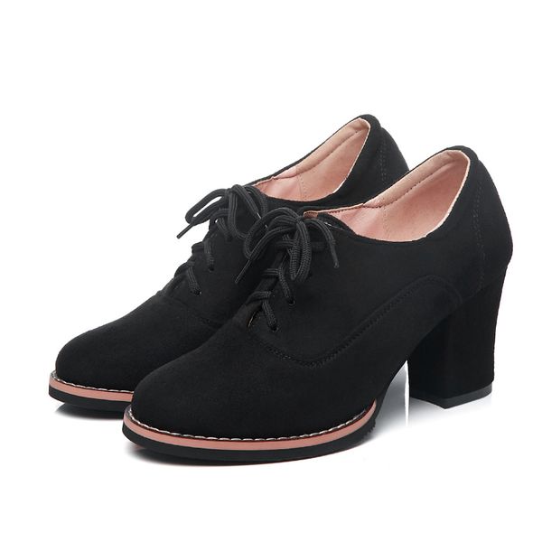 

женщины плюс размер высокой каблуки зимний теплый синий красный черный застенчивый ботинки 201022, Black