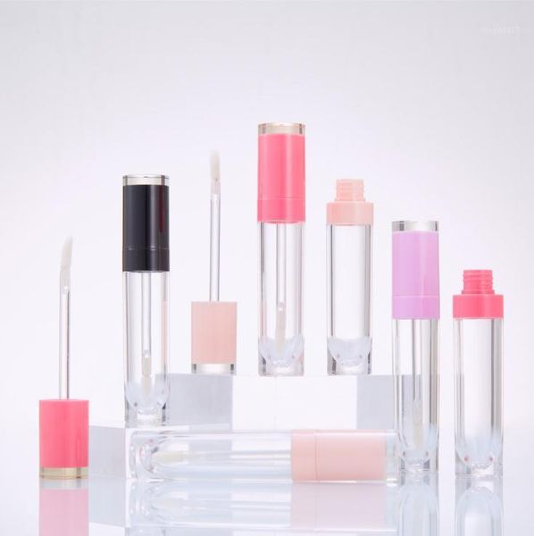 

10-100pcs 5ml empty lip gloss tube black pink purple lipgloss bollte tube diy tool cylindrical lipgloss container wholesale1