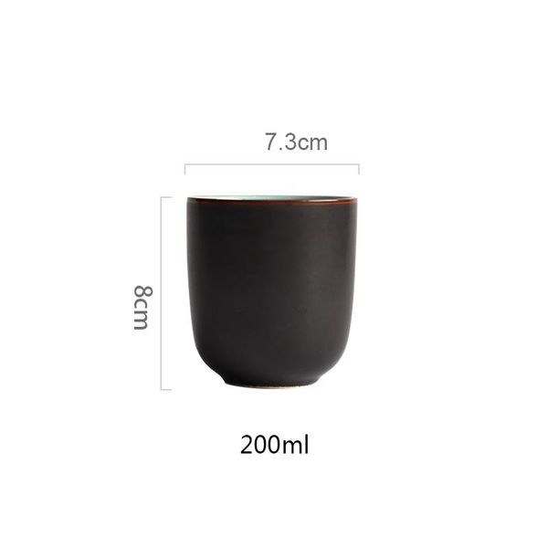 

chanshova nordic style handmade crackle glaze high temperature firing ceramic teacup porcelain tea cups for home and office h213 qylwml