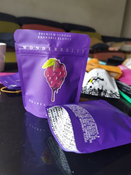 

premium grapes of wrath wonderbrett oz kush mylar bag 10x12.4cm california 3.5g edibles packaging mylar bags bbyisv bdesports