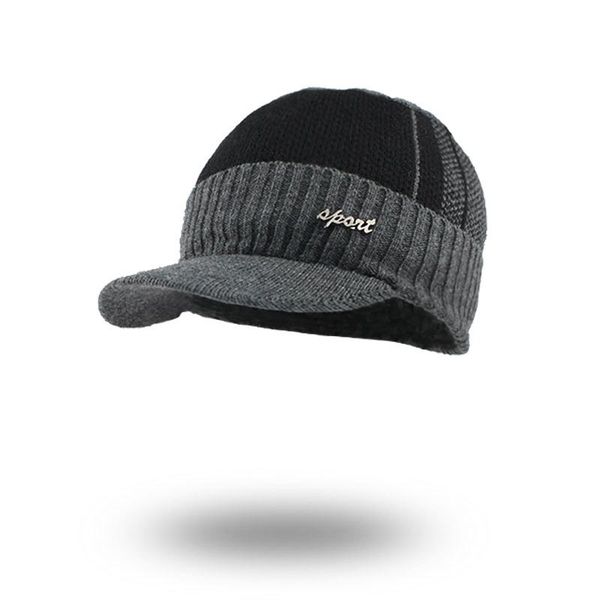 

шерсть caps [flb] зимние шапки skullies шапочки зимы шлема шапочки для мужчин женщины балаклава маска gorras bonnet вязаную шапочку f18032 s, Black;white