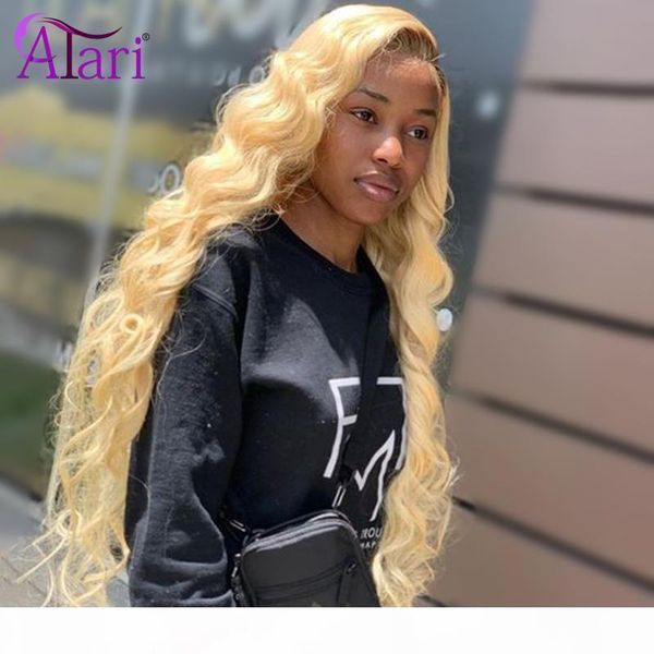

10a grade hd transparent lace wigs honey 613 lace front wig body wave front wigs malaysian virgin hair frontal, Black;brown