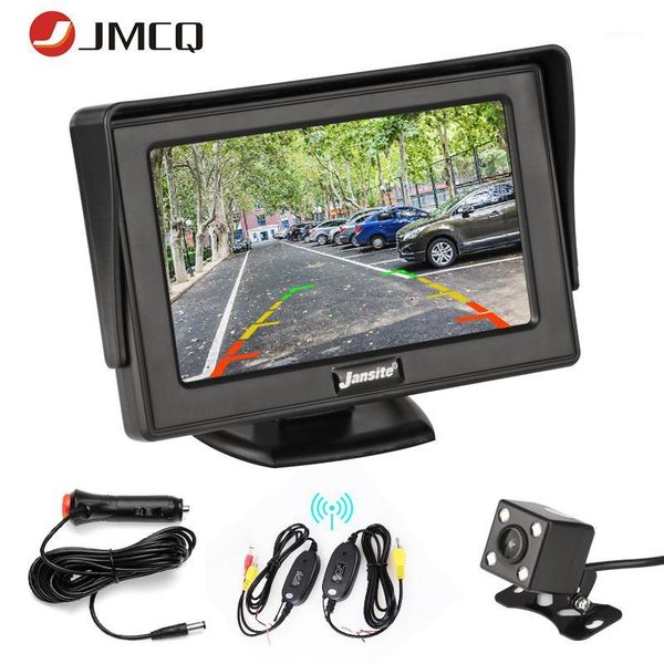 

jmcq 4.3" car monitor for rear view reverse camera tft lcd display hd digital car rear view parking backup1