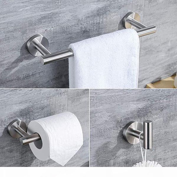 

paper holder includes 3 12 steel bathroom robe hook accessories hand towel brushed bartoilet stainless wall mount set piece yxlijg