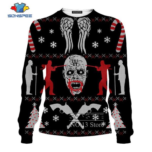 

sonspee 2020 gun killer 3d hoodies harajuku anime design men's sweatshirt zipper women new jumper streetwear tanks hip hop, Black