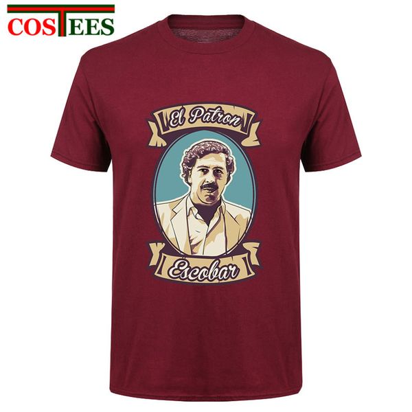 

sport vintage fashion leisure plata o plomo tshirt el patron t shirt men apparel pablo silver or lead escobar t-shirt cotton punk tees