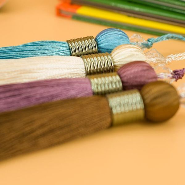 

wholesale 12pcs lot 8cm ball tassel with hanging rope silk sewing tassel trim decorative key tassel for curtain home decoration h jllxor