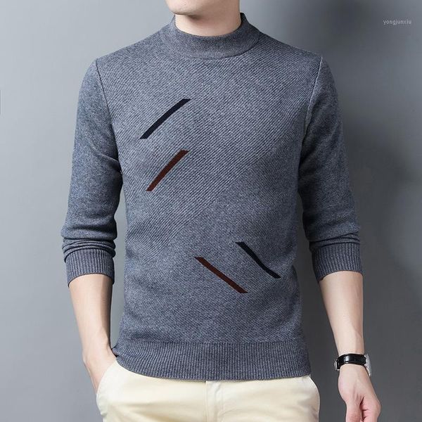 

2021 new style pullover round collar thickened bottom shirt man 68f011, White;black