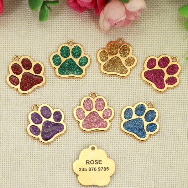 

engraved pet dog id tag personalized cat puppy id tag pet dog collar accessories custom dogs anti-lost name tags bbybwm