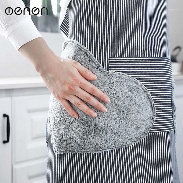 

waterproof strip apron kitchen cooking adjustable wipe hands pocket1