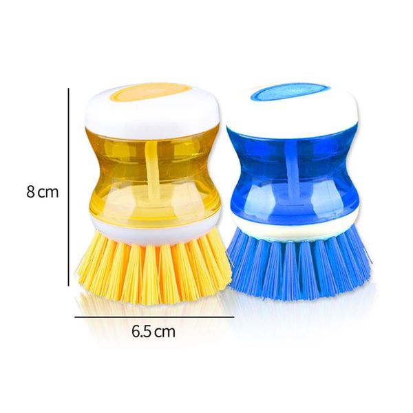 

hydraulic washing brush pot pan dish with washing up liquid soap dispenser kitchen bathroom sink utensil cleaning brushes tool q sqcykb