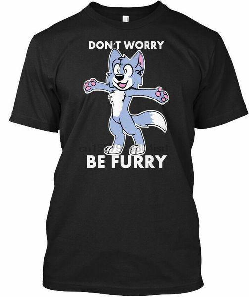 

limited new furry fandom dont worry be t-shirt s-5xl sport hooded sweatshirt hoodie