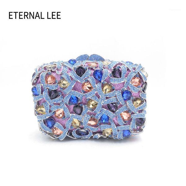 

women's luxurious personalized crystal bag evening dress bag party cocktail1