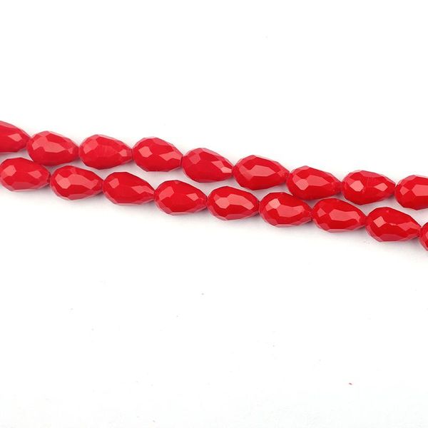 

117mm 56pcs lot crystal red tear water drop loose beads pendant for necklace bracelet jewelry accessories wmtrcu bdesybag, Black