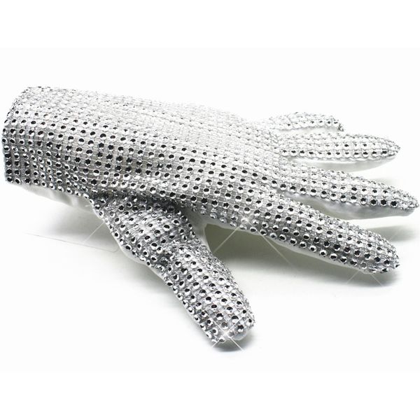 

handmade classic mj michael jackson unique collection billie jean silver perform glove, Blue;gray