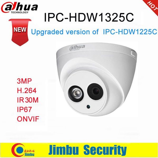 

mini cameras dahua ip camera 3mp ipc-hdw1325c h.264 ip67 cctv ir 30m surveillance network dome onvif1