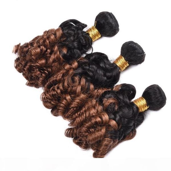 

ombre color 1b 30 funmi human hair weave selling products bouncy curl funmi hair, Black