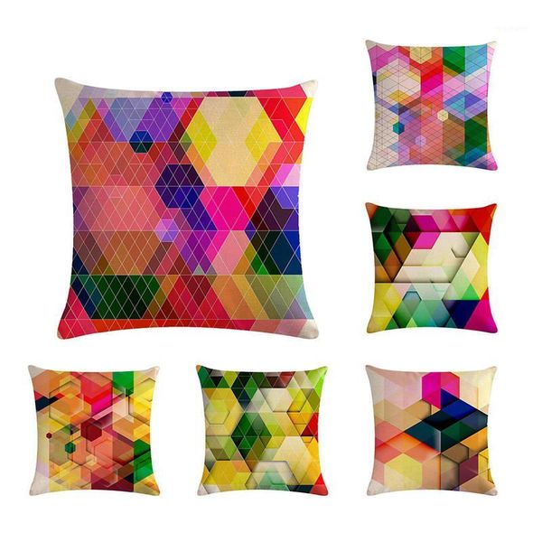 

cushion/decorative pillow multidimensional world designs include pillowcase, decorative sofa chair cover, pillowcase 45*45 cm, home decorati